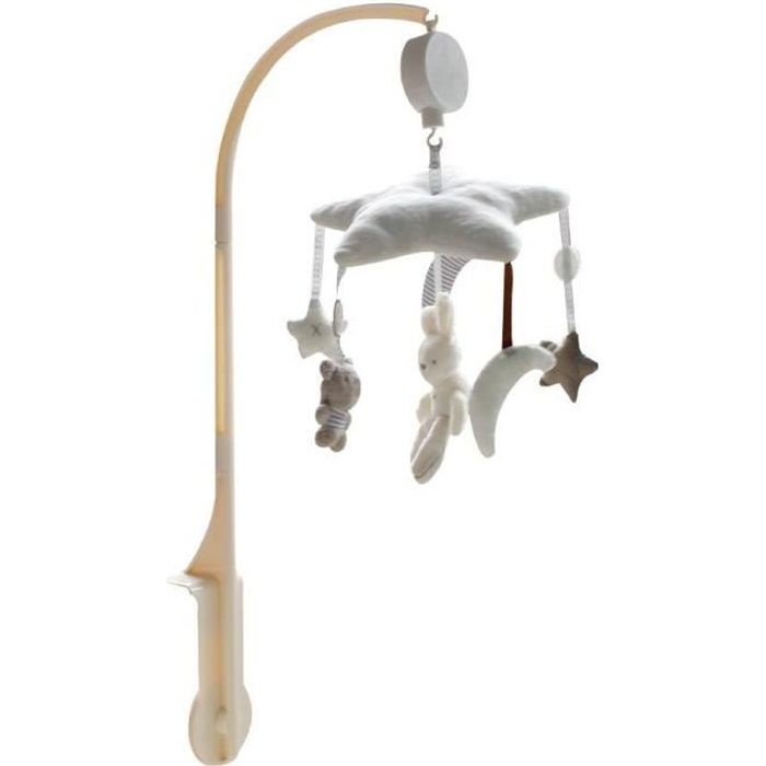 Surakey Mobile Bébé Bois, Cloches de Lit Bébé, Cloche à Vent étoile en Bois+Boîte  à Musique+Support Mobile Bébé Bois, Suspension Mobile Musical Bébé pour  Chambre d'enfant, Décoration De Maison : : Bébé