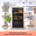 Réfrigérateur 1 porte Klarstein Beersafe XXL - 80L - Noir - LED - Classe énergétique A+-1