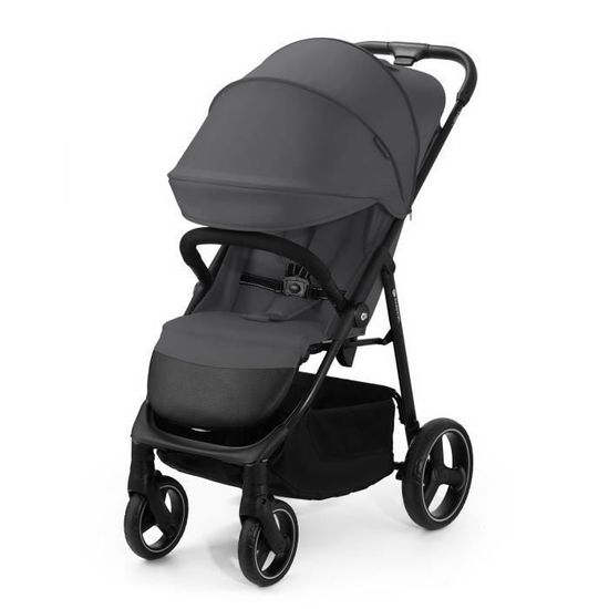 Poussette canne jusqu a 22 kg KINDERKRAFT TRIG3 Pliage d une seule main Reglable en position allongee Gris Cdiscount Puericulture Eveil bebe