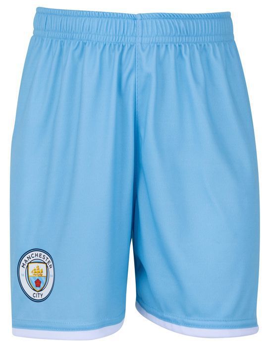 Pyjama Court Manchester City FC Enfant - T-shirt Et Short Officiels - Coton Doux, Lavable Machine - Pour Jeunes Fans