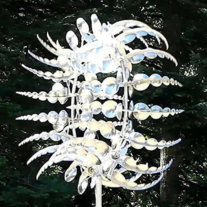 GEQIAN Moulin à Vent Colibri En Métal Pour Jardin – Décoration 3D Tournante – Acier Galvanisé Anti-Rouille – Avec Crochet S – Cadeau Original Pour Fête Des Mères Ou Noël