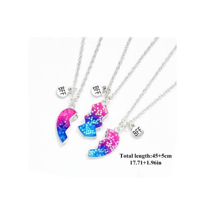 Bracelets Amitié Papillon – 2 Bracelets Ajustables Pour Meilleures Amies, Cadeau Couple (bleu & Rose)