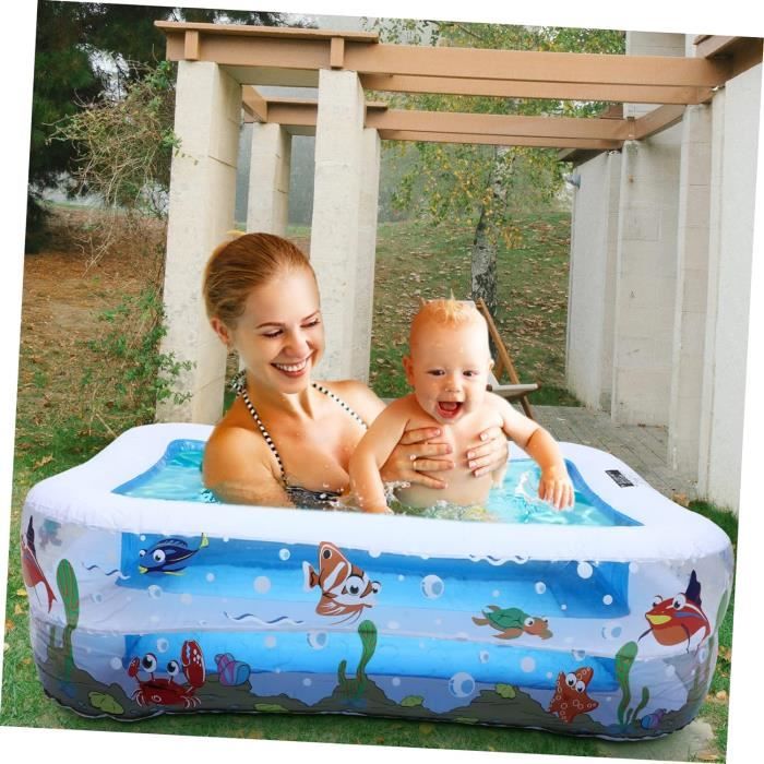 Piscine Gonflable Bébé Rétro – Style Mignon, épais, Non Toxique – Pour Intérieur/extérieur – 3 à 6 Ans