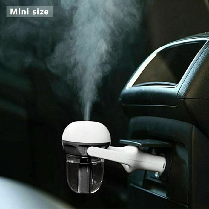 Humidificateur de diffuseur d'arôme de voiture, mini humidificateur d'air  de voiture à brume fraîche de voyage portable Le noir - Cdiscount Bricolage