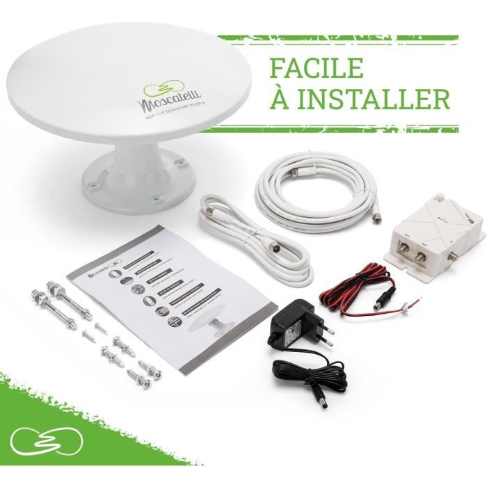 AMPLIFICATEUR DE MÂT 1 Entrée UHF/VHF 1 Sortie 30DB Avec LTE 5G EUR 23