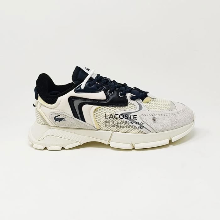 Chaussure lacoste noir et blanc deals