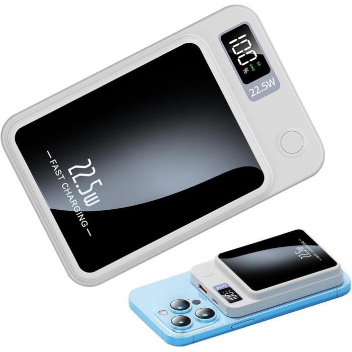 Batterie externe magnétique sans fil 10.000 mAh | SBS