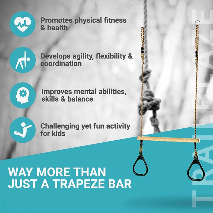 Trapèze Avec Anneaux De Gymnastique En - Nature Et Découvertes