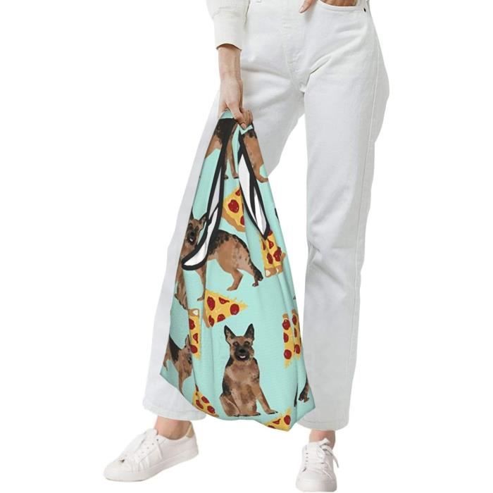 GRatka Motif De Chien Akita Japonais,Sacs D'épicerie