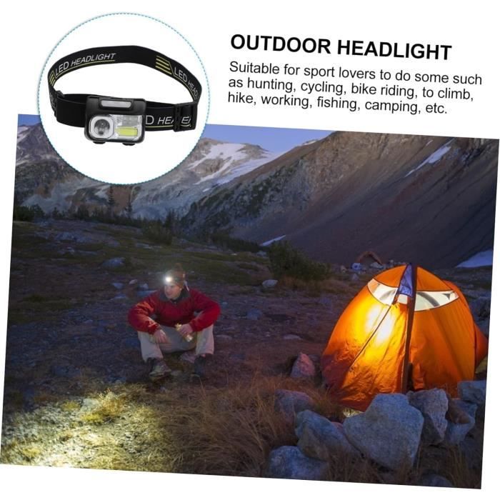 Petzl, IKO Lampe frontale LED avec bandeau léger, batterie arrière et