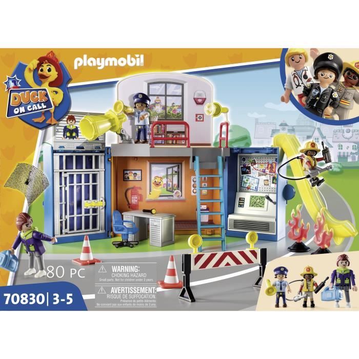 PLAYMOBIL - 70830 - DUCK ON CALL - Centre d'opération mobile
