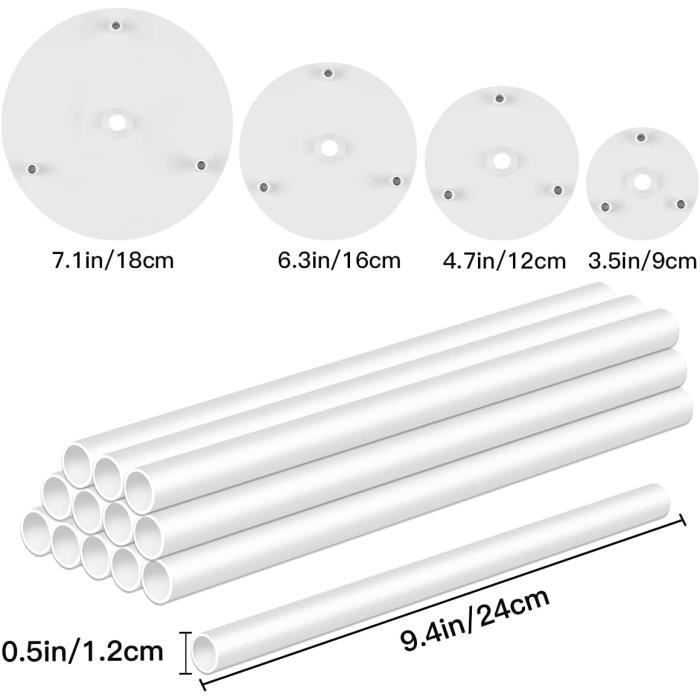 Lesbin Lot de 4 plateaux rectangulaires en plastique pour restauration