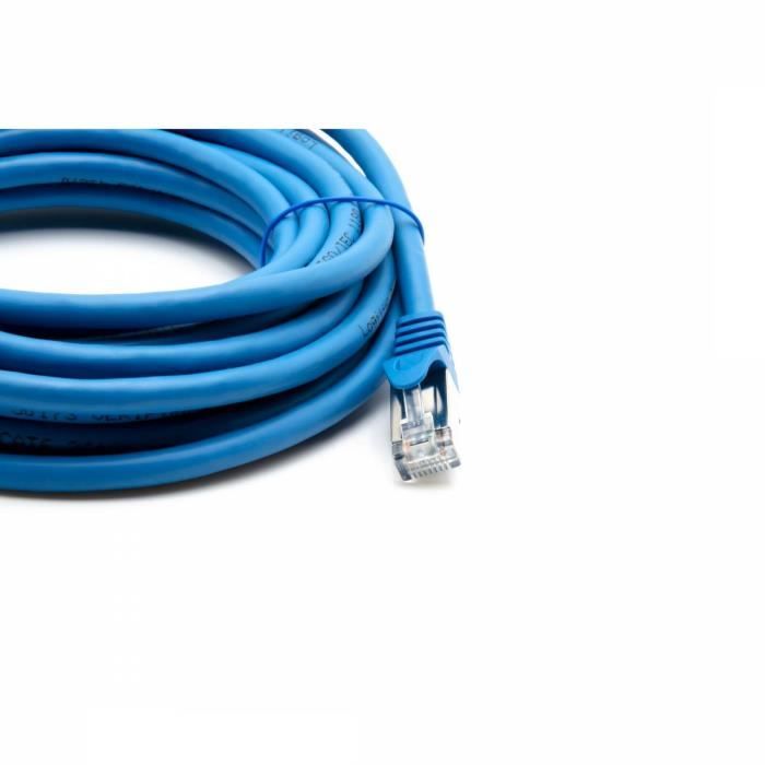 Mr. Tronic Vrac Câble Ethernet 50m, Bulk Reseau LAN Cable Ethernet