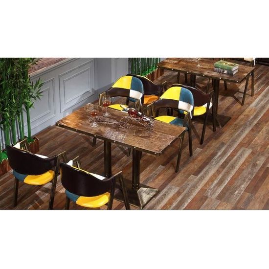 Artetdeco.eu Lot de 4 Chaises JAK M/étal Design Luxe Loft Industriel Minimalist Retro Vintage