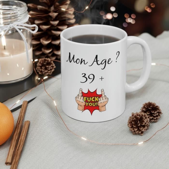 Mug 40 ans - Idée cadeau anniversaire homme ou femme - Tasse original  humour rigolo fun - Cdiscount Maison