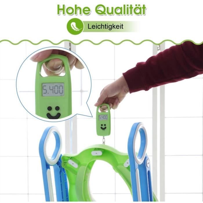 KUANDARYJ Siège de Toilette Bébé Pliable Réducteur Toilette/WC pour Enfant  avec Echelle Plastique Antidérapant Marchepied Toilettes Enfant avec