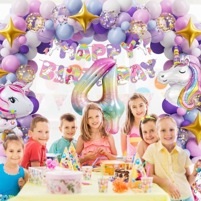 Kit Décoration Anniversaire 5 Ans Garçon Dragon - 100 Pièces, Ballons, Vaisselle, Nappe, Accessoires