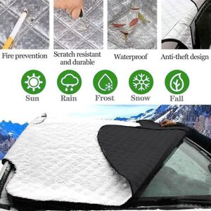 Housse Pare-brise Thermique Pour Camping-car 1997-2020 - Taille 207x157 Cm - Protection Soleil, Neige, Gel