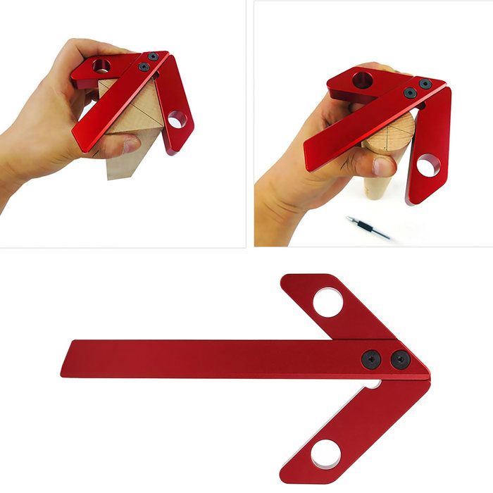 Règle à Angle Droit Multifonction En Aluminium 30 Cm - Pour Marquage Précis à 45° Et 90°, Travail Du Bois Outil Précision Menuiserie Règle à Angle Droit Multifonction En Aluminium 30 Cm - Pour Marquage Précis à 45° Et 90°, Travail Du Bois Outil Précision Menuiserie