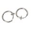 2 Paires Laiton Plaqué Clip Sur Vis Retour boucle d/'oreille conclusions avec Boucle Ouverte /& Balle NEUF