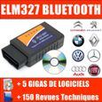 Interface Diagnostique Multimarques ELM327 BLUETOOTH / ELM 327 / OBD2* / Android AUTOCOM DELPHI VAG COM-0