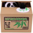 AEUWIER Tirelire Panda électronique pour Enfants et Adultes, Tirelire Panda électronique, Électrique Tirelire Petit Panda, Tirel154-0