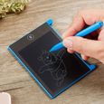 SHOP-STORY - Mini Tablettes LCD Ardoises Magiques Effaçables pour Écriture et Dessiner avec un Stylet - Bleu-0