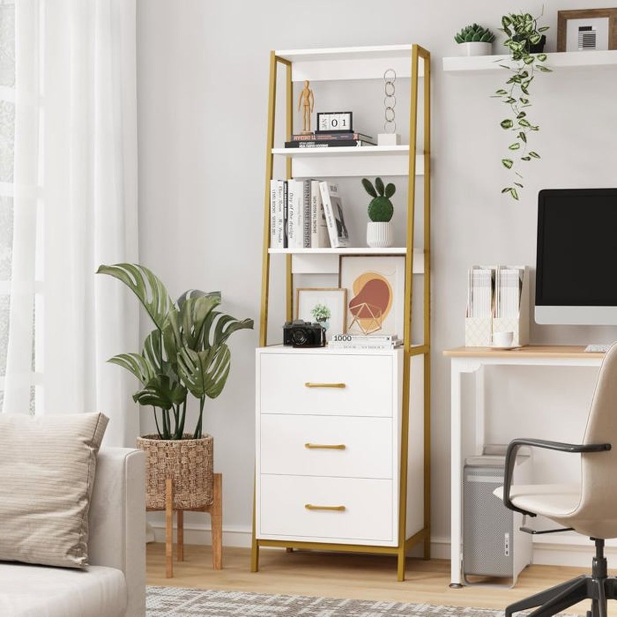 Étagère D'angle De Rangement 5 Niveaux Meuble De Rangement Meuble Tagre 825x825x170 Cm Pin 76994 61301080