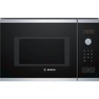Micro-onde 38 cm - BOSCH Série 4 BFL553MS0 - Inox - H38,2 x L59,4 x P38,8 cm - 900 W - Cleaning Assistance - Display rouge