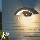 DELIPOP Applique Murale Exterieur LED avec detecteur de Mouvement,24w 3000K,Aluminium Etanche IP65 Luminaire Mural de Jardin - Noir