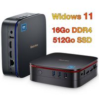 Blackview MP60 - Mini PC - 16Go DDR4 - 512Go SSD - Windows 11  Intel Celeron N5095 - 4K HD - Double WiFi - Gigabit Ethernet -HDMI