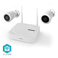 NEDIS Système De Caméra Sans Fil SmartLife Full HD 1080p Blanc