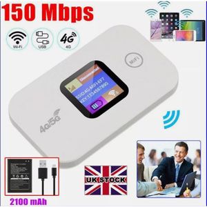 Modem WiFi 4G LTE, Point D'accès de Voyage Portable 5G débloqué Haute