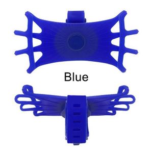 FIXATION - SUPPORT bleu-Support de téléphone en silicone pour vélo, s