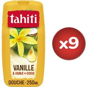 GEL - CRÈME DOUCHE Pack de 3 - Lot de 3 Gels douche Tahiti vanille & 