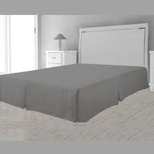 pour 90cm x 190cm blanc Cache-sommier 1 personne en coton égyptien 400 fils 