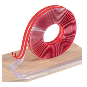Lot Bande Protection Angle Meuble 4m + 8 Coins Anti-choc Bébé - Adhésif Transparent PVC, Pour Tables, Fenêtres, Placards