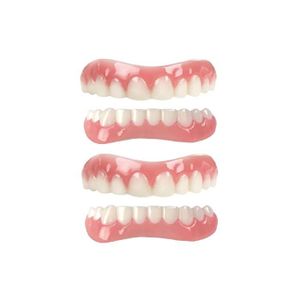 Facettes Dentaires Cosmétiques / Dentier En Silicone Pour Un Sourire Parfait Instantané - Neuf Blanc