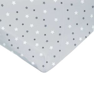 Tinéo Drap Housse Imperméable Gris 70 x 140 cm 