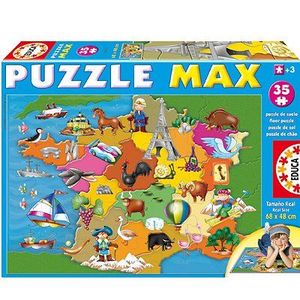 PUZZLE Puzzle enfant - EDUCA - France - 35 pièces - Voyage et cartes