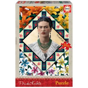 PUZZLE Puzzle 500 pièces Frida Kahlo - EDUCA - Thème Huma
