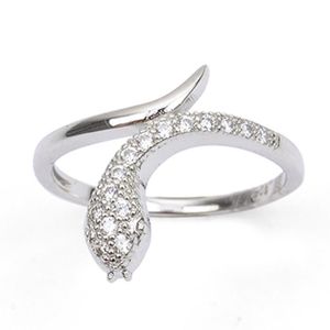 Ajustable du 47 au 58. Bague Serpent en Acier argenté Bijoux ... Ajustable du 47 au 58. Bague Serpent en Acier argenté Bijoux ...