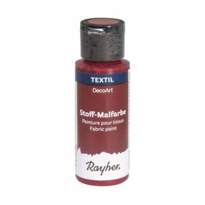 Peinture Textile, rouge, 300 ml/ 1 flacon