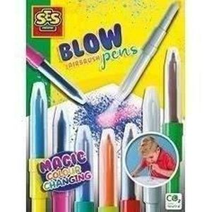 JEU DE PEINTURE Blow airbrush pens - Changement de couleur magique
