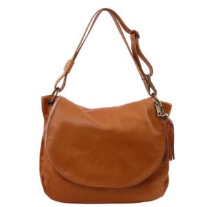 Sac besace deals cuir souple