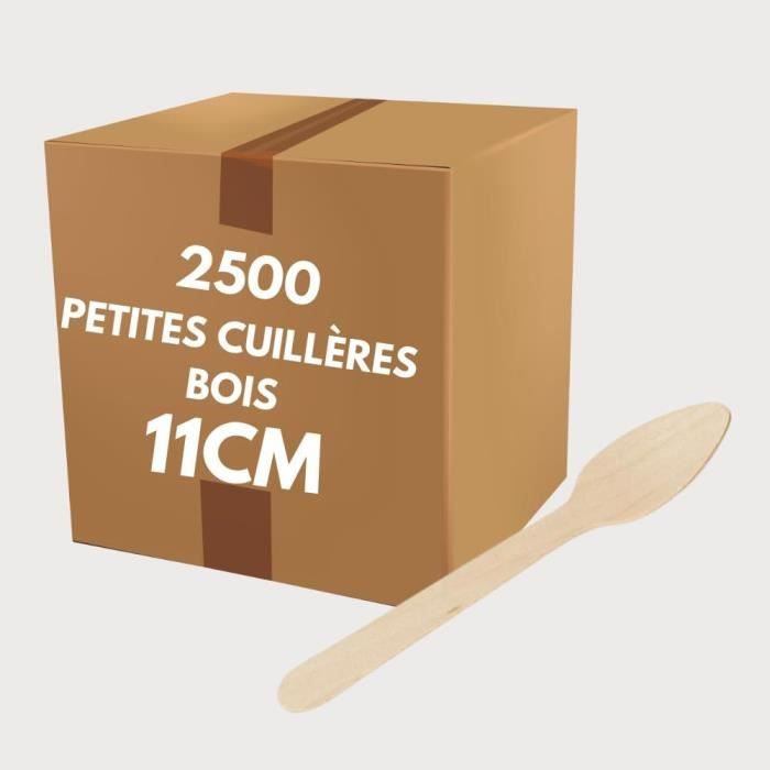 Mini Cuillère en Bois Emballée 11cm (1.200 Utés)