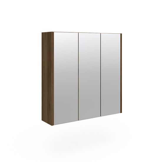 Vicco Armoire De Toilette Chêne Doré/blanc Brillant 80 X 75 Cm, Irma