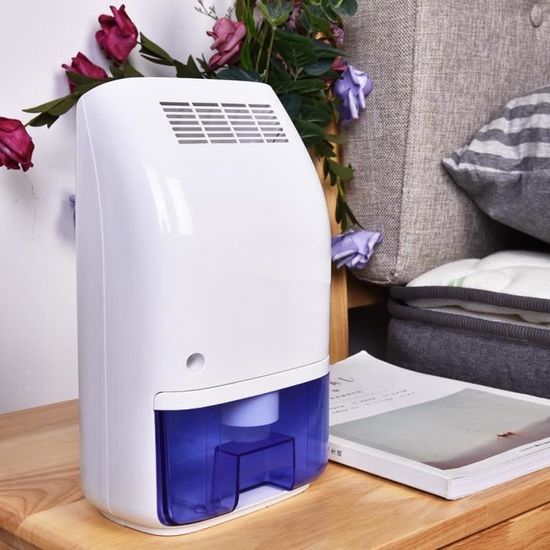 Déshumidificateur d'air électrique portable 700ml absorbeur d'humidité ultra silencieux pour cuisine chambre -AIM