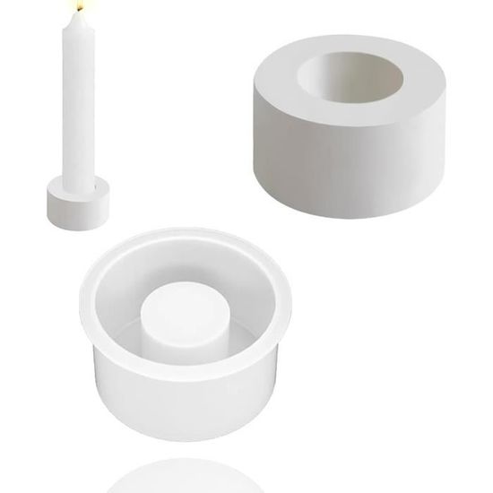 Moule En Silicone En Forme De Cochon Pour Bougeoir, Résine