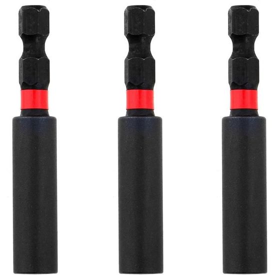 Porte-Embouts Magnétique 6,35mm - Pour Tournevis/Perceuse - Compatible Bosch, Makita, DeWalt...